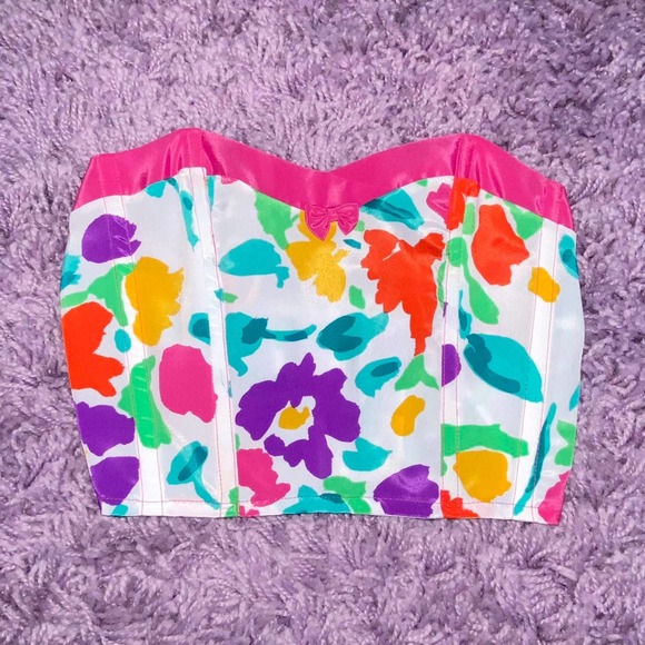 VTG Christian Dior Corset Bustier Top Lingerie Boudoir Tap Panties Lounge Set - Picture 6 of 12